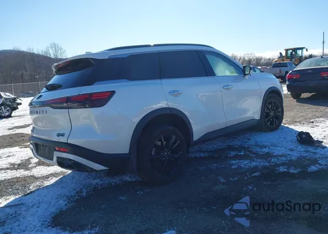 2025 Infiniti Qx60 Luxe z USA, uszkodzony, nr VIN 5N1AL1FS5SC337786